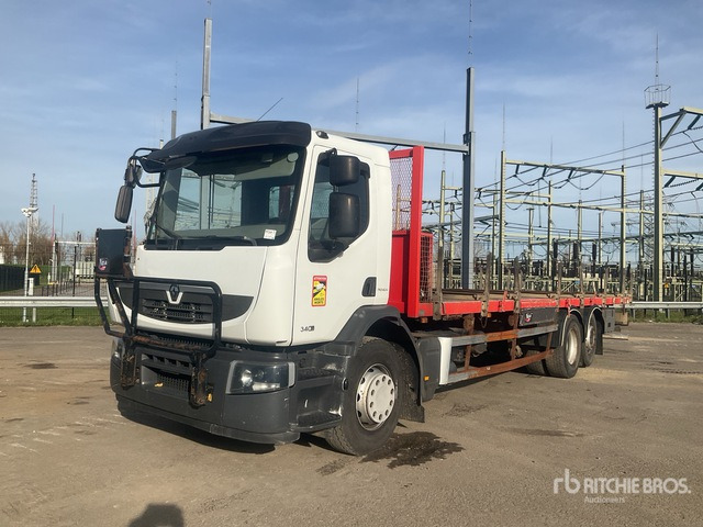 2012 Renault Premium 340 6x2 Flatbed Truck - Lastbil med lad: billede 1 2012 Renault Premium 340 6x2 Flatbed Truck - Lastbil med lad: billede 1