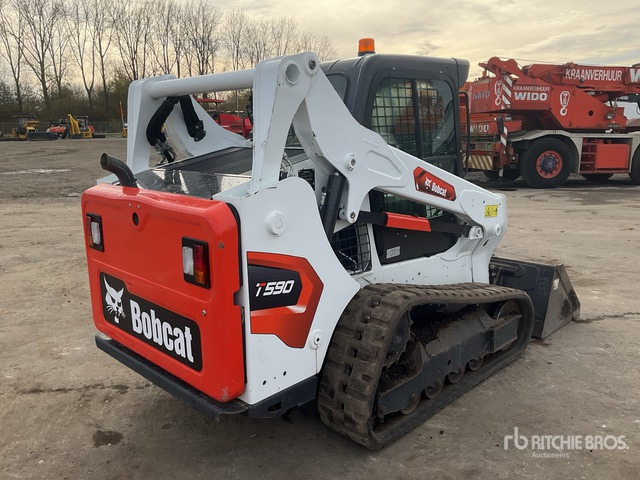 2024 Bobcat T590 Skid Steer Loader - Skridstyret minilæsser på bånd: billede 3 2024 Bobcat T590 Skid Steer Loader - Skridstyret minilæsser på bånd: billede 3
