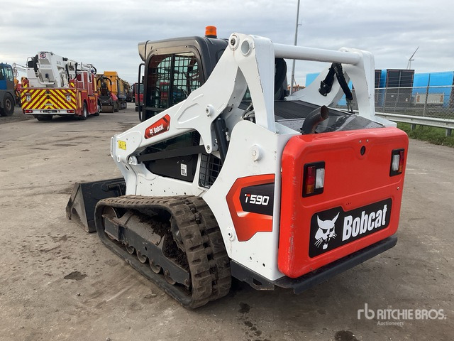 2024 Bobcat T590 Skid Steer Loader - Skridstyret minilæsser på bånd: billede 4 2024 Bobcat T590 Skid Steer Loader - Skridstyret minilæsser på bånd: billede 4