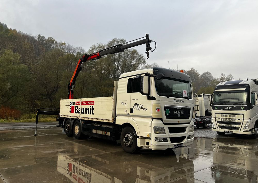 MAN TGX 26.440 // 2009 // Palfinger PK 12001EH Radio // Oś skrętna i podnoszona // - Lastbil med lad, Lastbil med kran: billede 3 MAN TGX 26.440 // 2009 // Palfinger PK 12001EH Radio // Oś skrętna i podnoszona // - Lastbil med lad, Lastbil med kran: billede 3