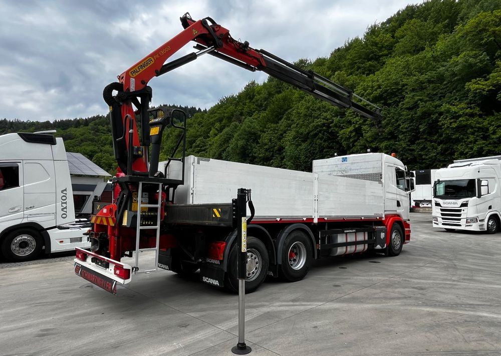 Scania G450 // 6x2// Skrzynia 6.40x2.49 // HDS Palfinger // Oś skrętna podnoszona // - Lastbil med lad, Lastbil med kran: billede 4 Scania G450 // 6x2// Skrzynia 6.40x2.49 // HDS Palfinger // Oś skrętna podnoszona // - Lastbil med lad, Lastbil med kran: billede 4