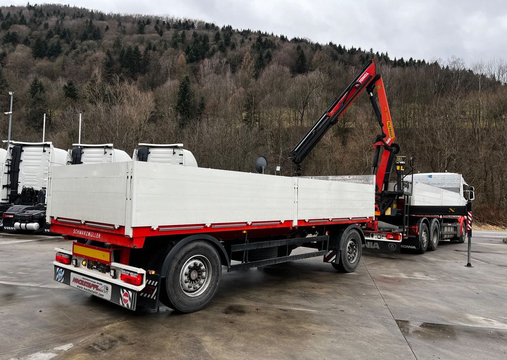 Scania R450 // 2014 // HDS Palfinger 13002 // 6x4 oś skrętna+podnoszona // Przyczepa Schwarzmuller // - Lastbil med lad: billede 5 Scania R450 // 2014 // HDS Palfinger 13002 // 6x4 oś skrętna+podnoszona // Przyczepa Schwarzmuller // - Lastbil med lad: billede 5