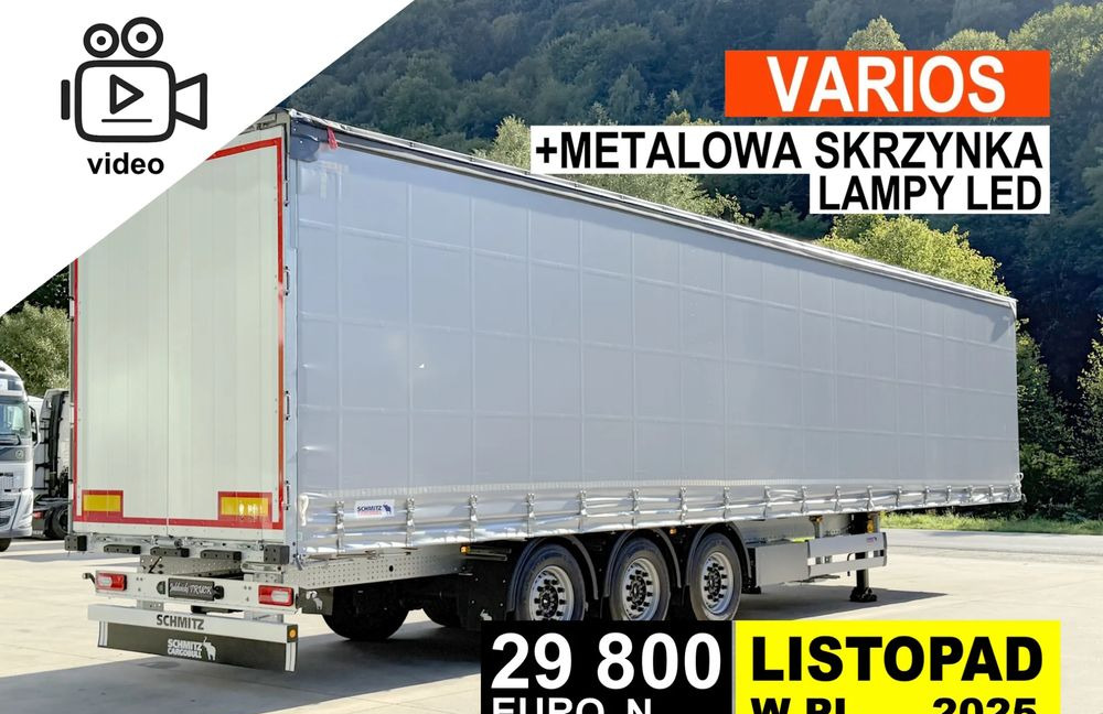 Schmitz Cargobull VARIOS + SKRZYNKA - Gardintrailer: billede 1 Schmitz Cargobull VARIOS + SKRZYNKA - Gardintrailer: billede 1