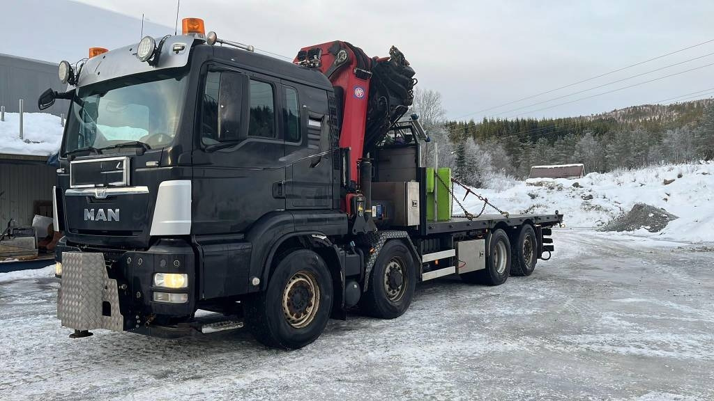 MAN TGS 35.480 60 tm HMF hydrodrive winch - Lastbil med kran: billede 1 MAN TGS 35.480 60 tm HMF hydrodrive winch - Lastbil med kran: billede 1