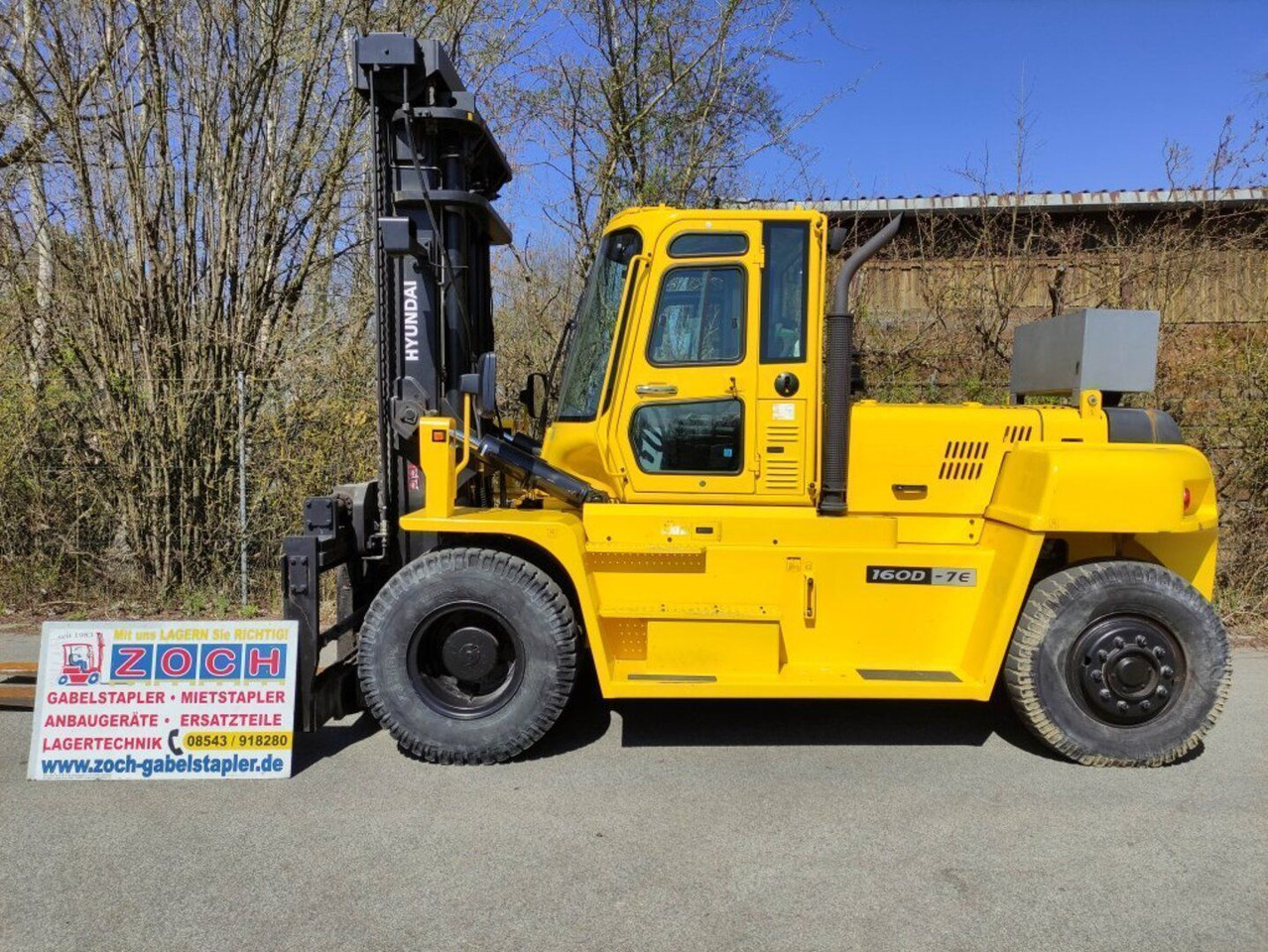 Hyundai 160D-7E - Gaffeltruck til containerhåndtering: billede 1 Hyundai 160D-7E - Gaffeltruck til containerhåndtering: billede 1