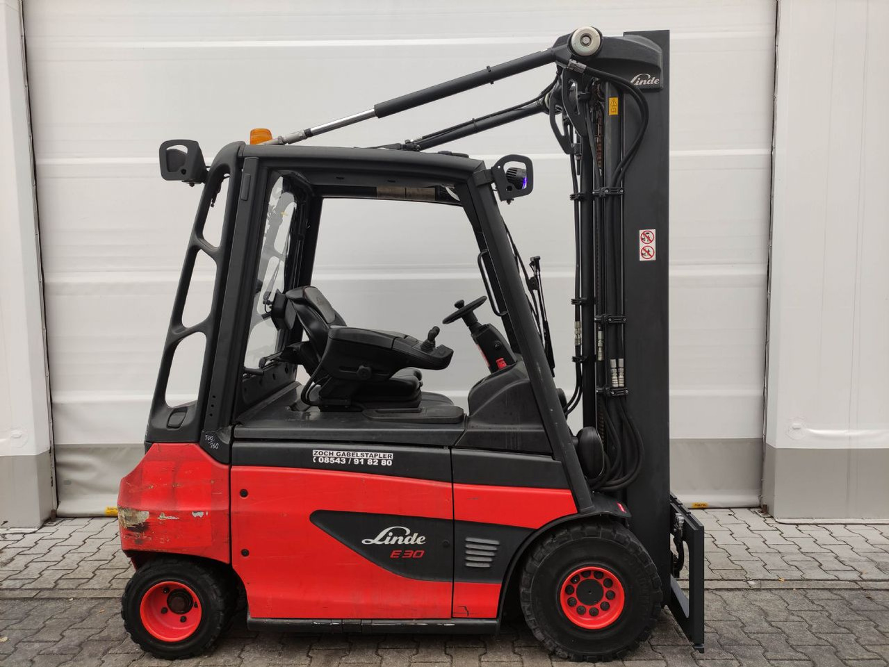 Linde E30-01-387 - El gaffeltruck: billede 2 Linde E30-01-387 - El gaffeltruck: billede 2