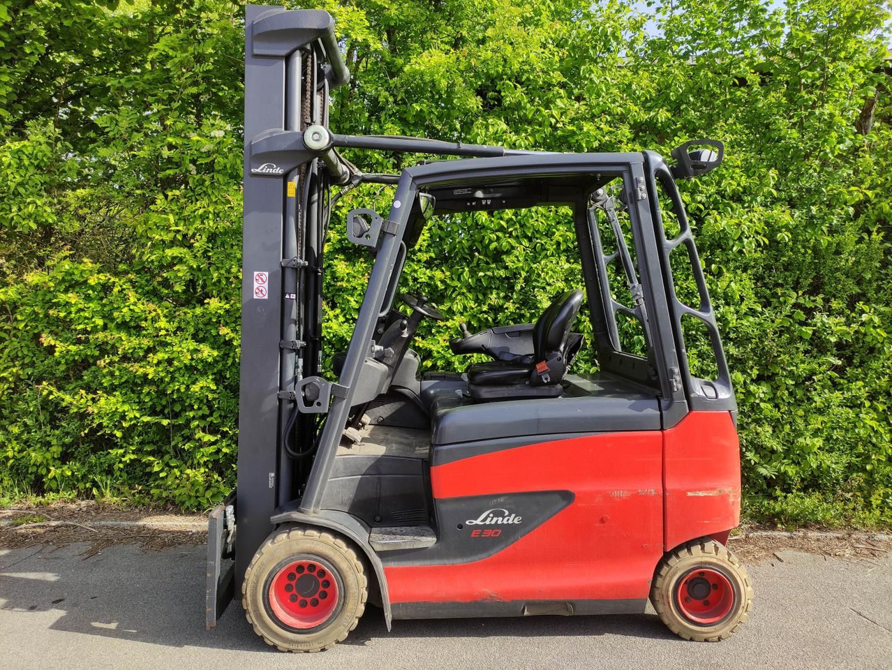Linde E30HL-01/600-387 - El gaffeltruck: billede 1 Linde E30HL-01/600-387 - El gaffeltruck: billede 1