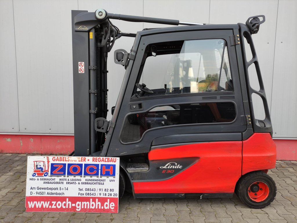 Linde E30L-01-387 - El gaffeltruck: billede 1 Linde E30L-01-387 - El gaffeltruck: billede 1