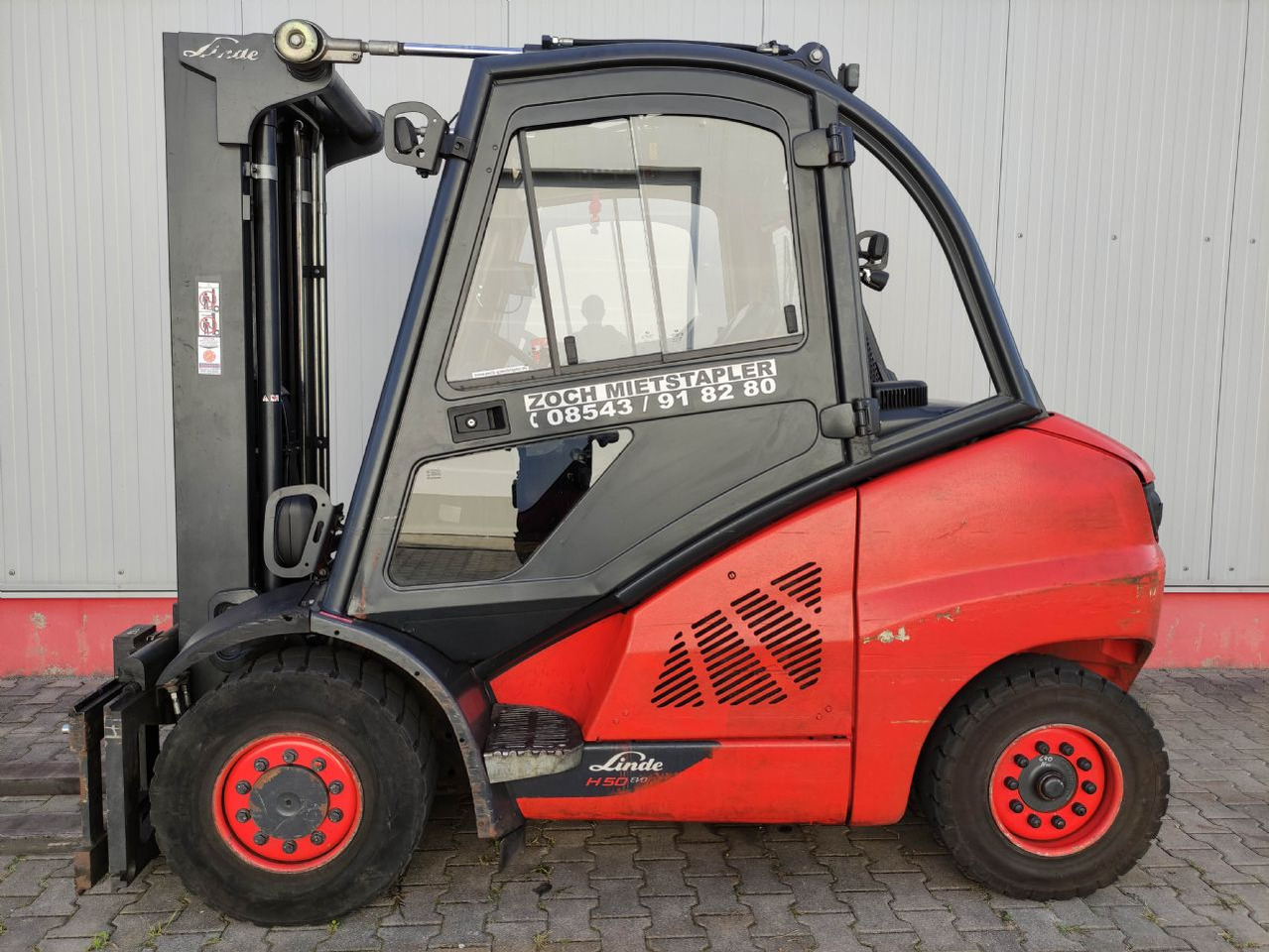 Linde H50D-02-394 (DERZEIT VERMIETET) - Diesel gaffeltruck: billede 1 Linde H50D-02-394 (DERZEIT VERMIETET) - Diesel gaffeltruck: billede 1