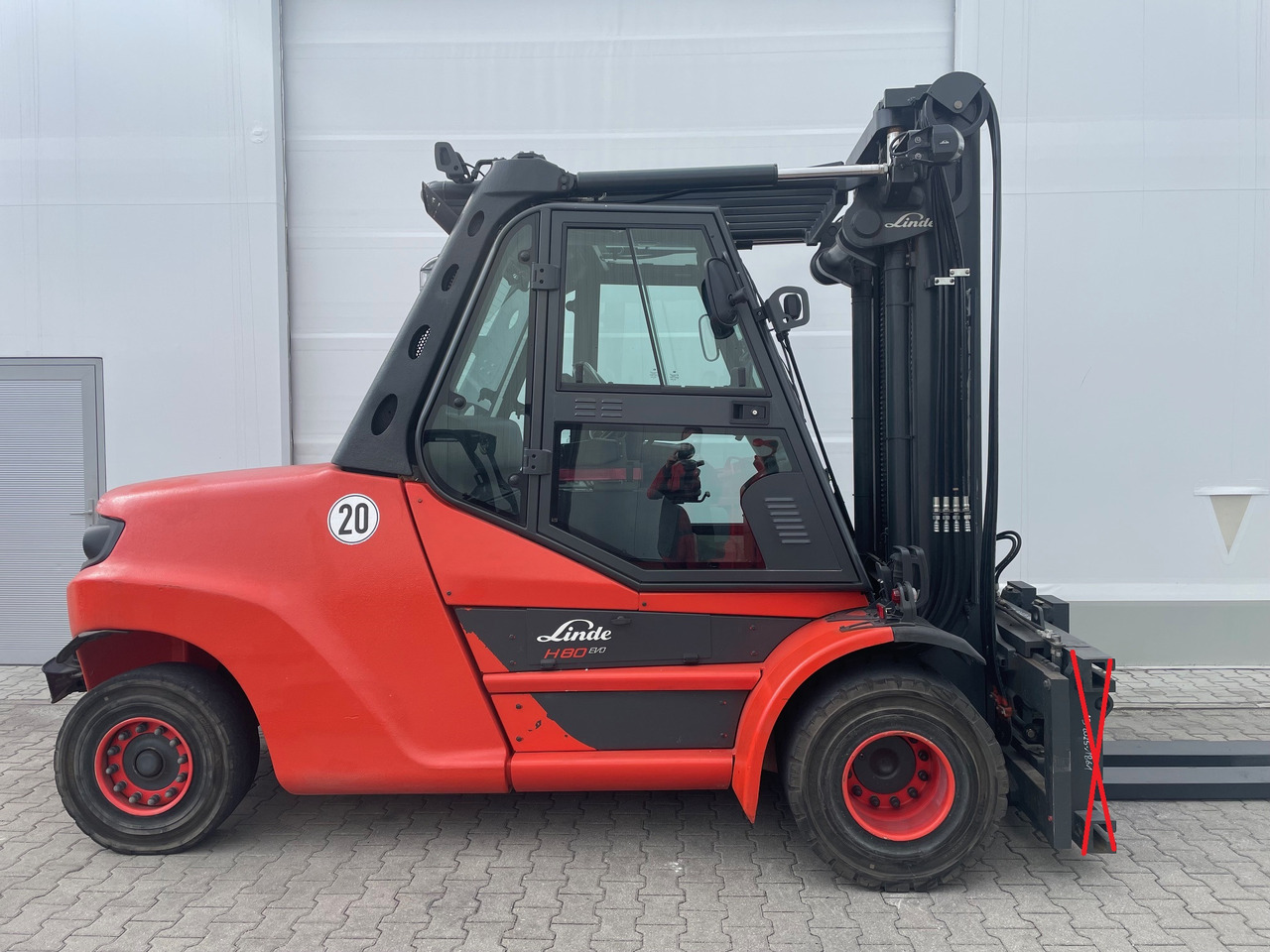 Linde H80D-03/1100-396 EVO - Diesel gaffeltruck: billede 2 Linde H80D-03/1100-396 EVO - Diesel gaffeltruck: billede 2