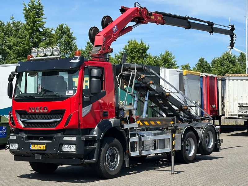 Iveco Stralis 400 6x2 HMF 1720 K3 Kraan Met 24T HTS Kabel Systeem / Rotator / Euro 6 - Lastbil med wirehejs, Lastbil med kran: billede 1 Iveco Stralis 400 6x2 HMF 1720 K3 Kraan Met 24T HTS Kabel Systeem / Rotator / Euro 6 - Lastbil med wirehejs, Lastbil med kran: billede 1