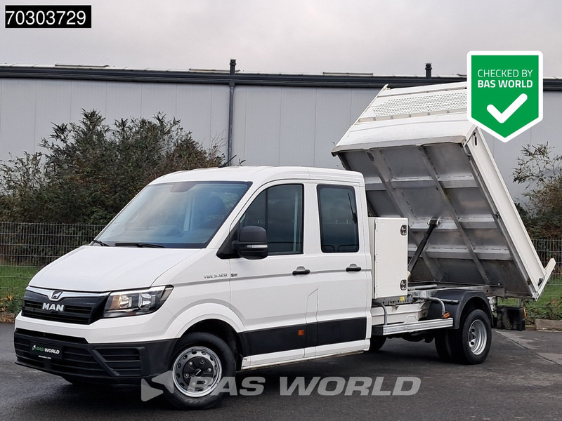 Volkswagen Crafter Doppel Kabine Kipper Doppelbereifung 3,5t AHK Klima Tempomat Kamera Euro6 A/C Towbar Cruise control - Ladbil med tip: billede 1 Volkswagen Crafter Doppel Kabine Kipper Doppelbereifung 3,5t AHK Klima Tempomat Kamera Euro6 A/C Towbar Cruise control - Ladbil med tip: billede 1
