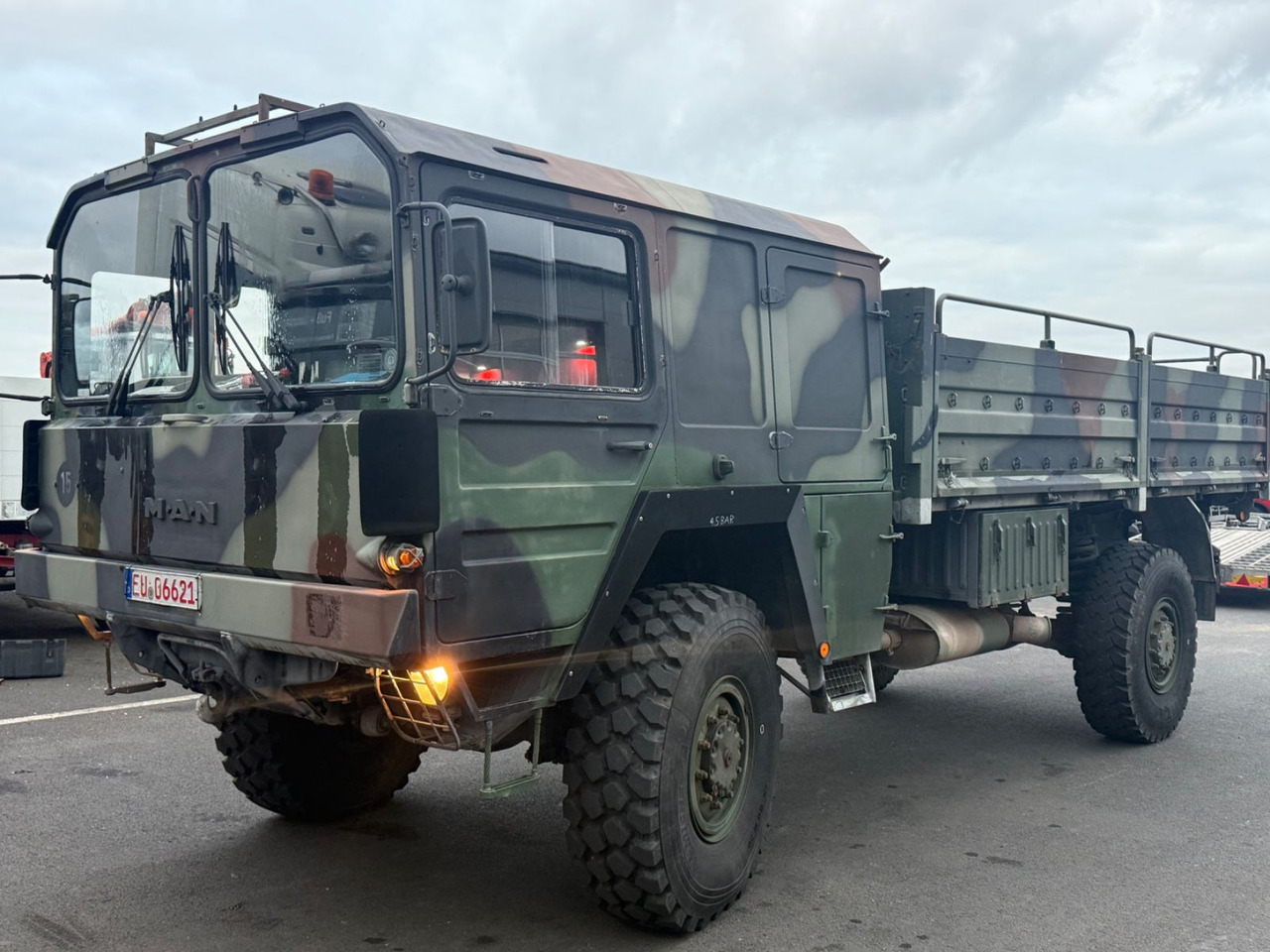 MAN KAT 1 5T MIL GL 4x4 , Pritsche, Allrad, viel neu - Lastbil med lad: billede 2 MAN KAT 1 5T MIL GL 4x4 , Pritsche, Allrad, viel neu - Lastbil med lad: billede 2