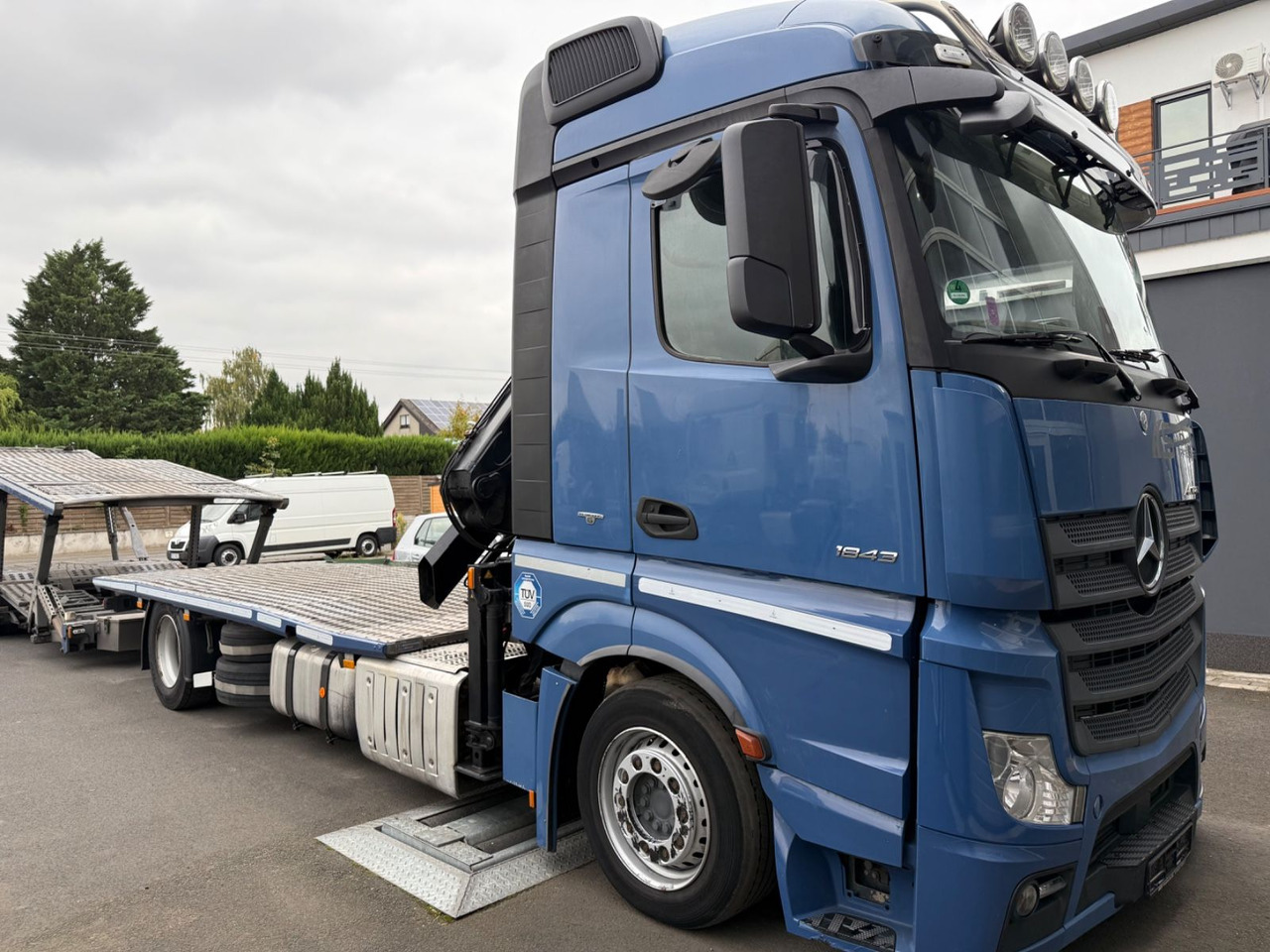 Mercedes-Benz Actros 1843 FVG 5-Zug / VDI 2700 / Kran MKG - Biltransportør lastbil: billede 3 Mercedes-Benz Actros 1843 FVG 5-Zug / VDI 2700 / Kran MKG - Biltransportør lastbil: billede 3