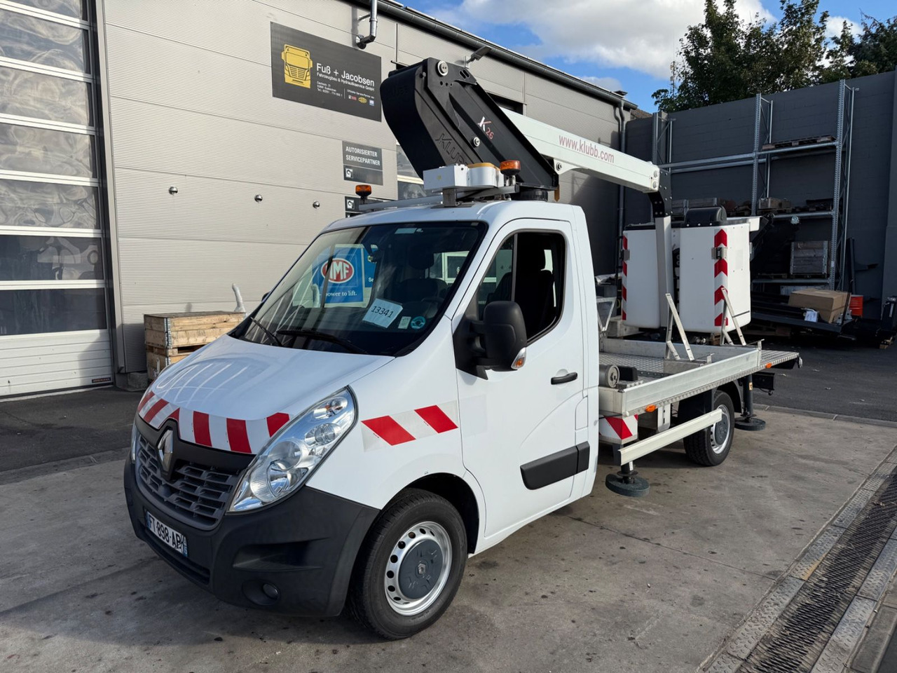 Renault Master III Steiger/11,2m/3,5t/Klubb K26/AHK - Lastbil med mandskabslift: billede 1 Renault Master III Steiger/11,2m/3,5t/Klubb K26/AHK - Lastbil med mandskabslift: billede 1