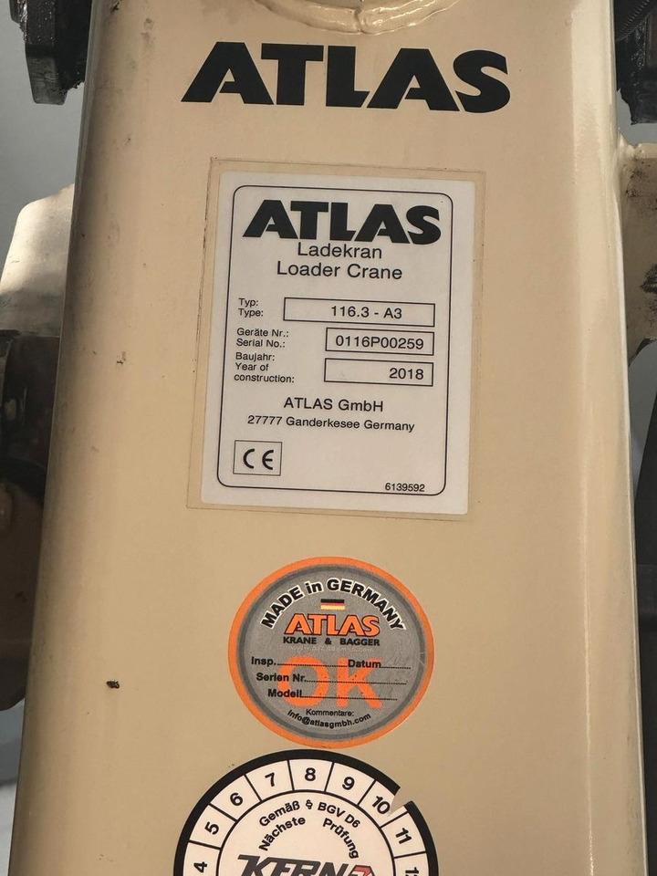 Mercedes-Benz Atego / 1324 MEILLER 4X4 KRAN ATLAS 116.3 Kipper - Tipvogn lastbil, Lastbil med kran: billede 3 Mercedes-Benz Atego / 1324 MEILLER 4X4 KRAN ATLAS 116.3 Kipper - Tipvogn lastbil, Lastbil med kran: billede 3