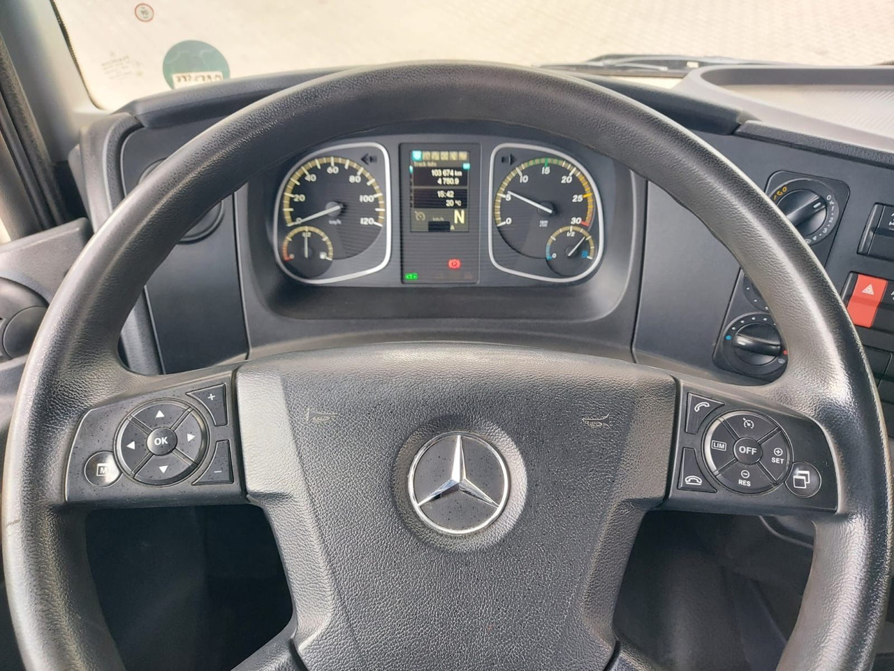 Tipvogn lastbil, Lastbil med kran Mercedes-Benz Atego / 1324 MEILLER 4X4 KRAN ATLAS 116.3 Kipper: billede 25