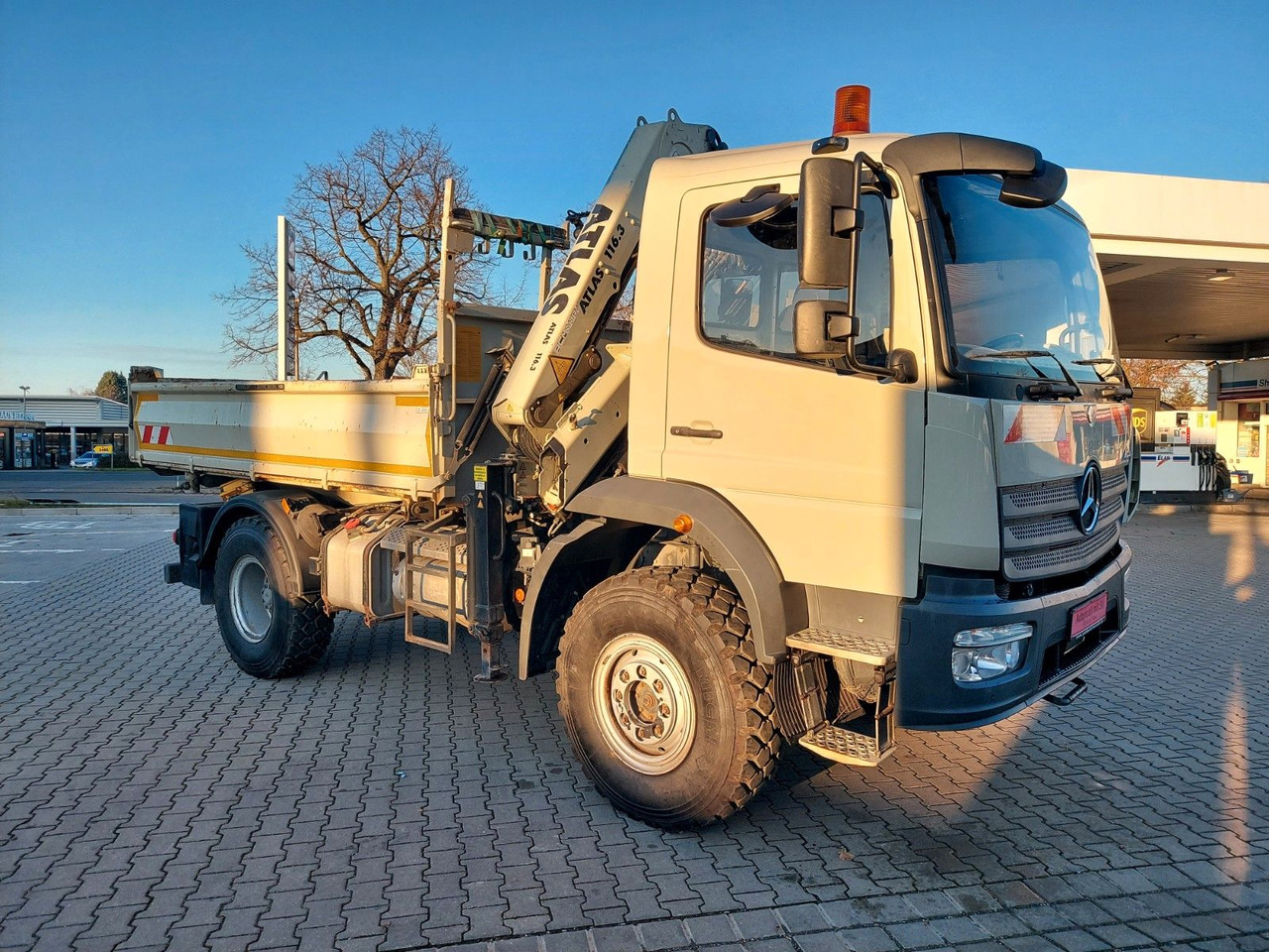 Mercedes-Benz Atego / 1324 MEILLER 4X4 KRAN ATLAS 116.3 Kipper - Tipvogn lastbil, Lastbil med kran: billede 2 Mercedes-Benz Atego / 1324 MEILLER 4X4 KRAN ATLAS 116.3 Kipper - Tipvogn lastbil, Lastbil med kran: billede 2