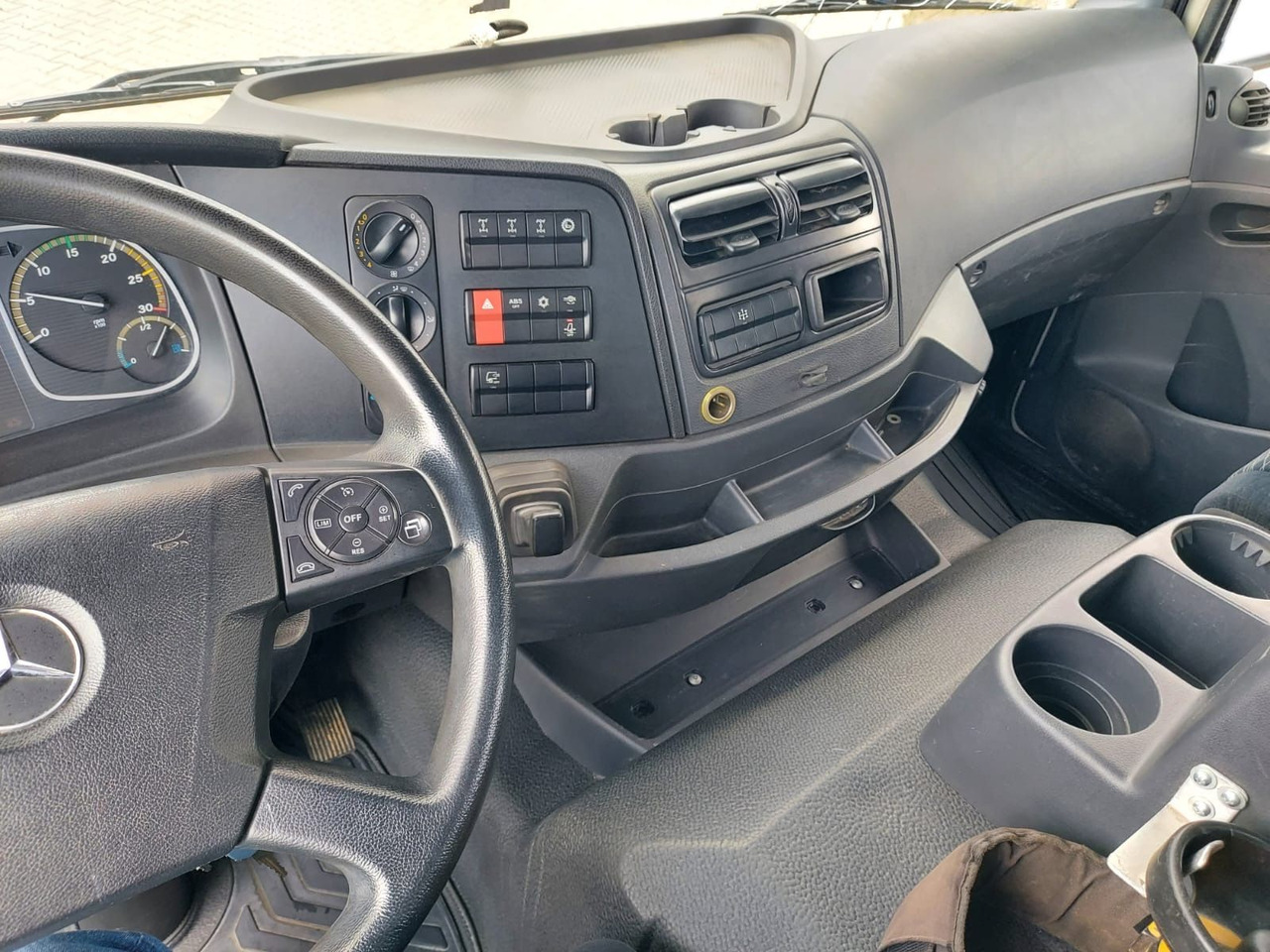 Tipvogn lastbil, Lastbil med kran Mercedes-Benz Atego / 1324 MEILLER 4X4 KRAN ATLAS 116.3 Kipper: billede 23