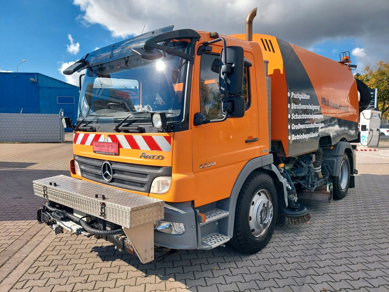 Mercedes-Benz Atego 2 6-Zyl. 4x2 1324 Schmidt SK 600 Klima - Fejebil: billede 1 Mercedes-Benz Atego 2 6-Zyl. 4x2 1324 Schmidt SK 600 Klima - Fejebil: billede 1