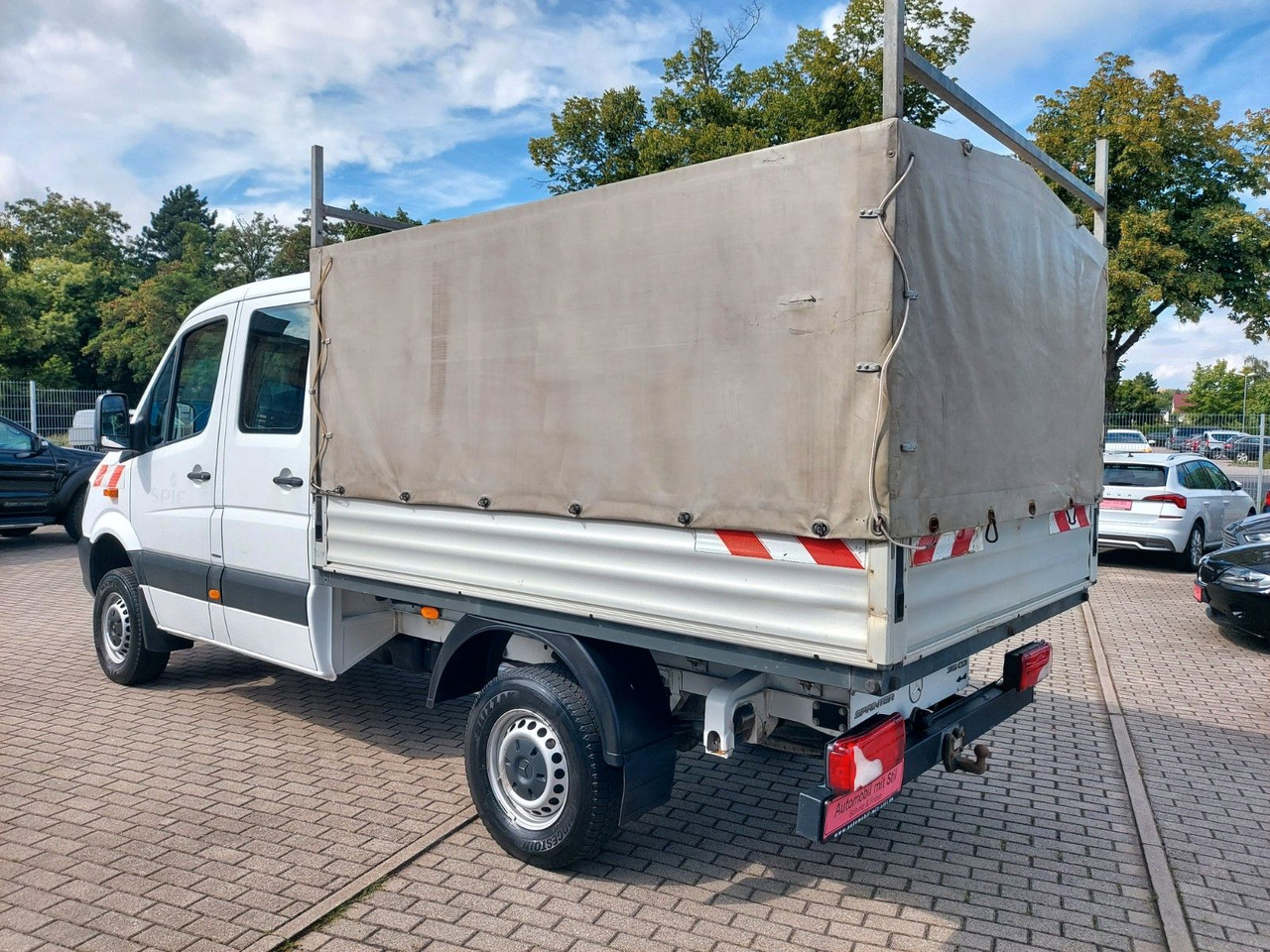 Mercedes-Benz Sprinter II Pritsche DoKa 316 4X4 Klima Standhei - Varebil med presenning, Mandskabsbil: billede 5 Mercedes-Benz Sprinter II Pritsche DoKa 316 4X4 Klima Standhei - Varebil med presenning, Mandskabsbil: billede 5