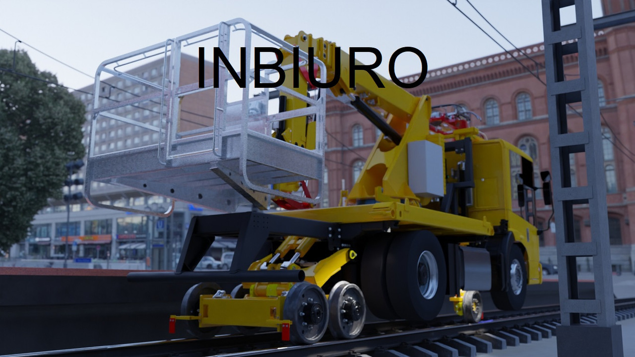 Inbiuro Mercedes Econic - Lastbil med mandskabslift: billede 1 Inbiuro Mercedes Econic - Lastbil med mandskabslift: billede 1