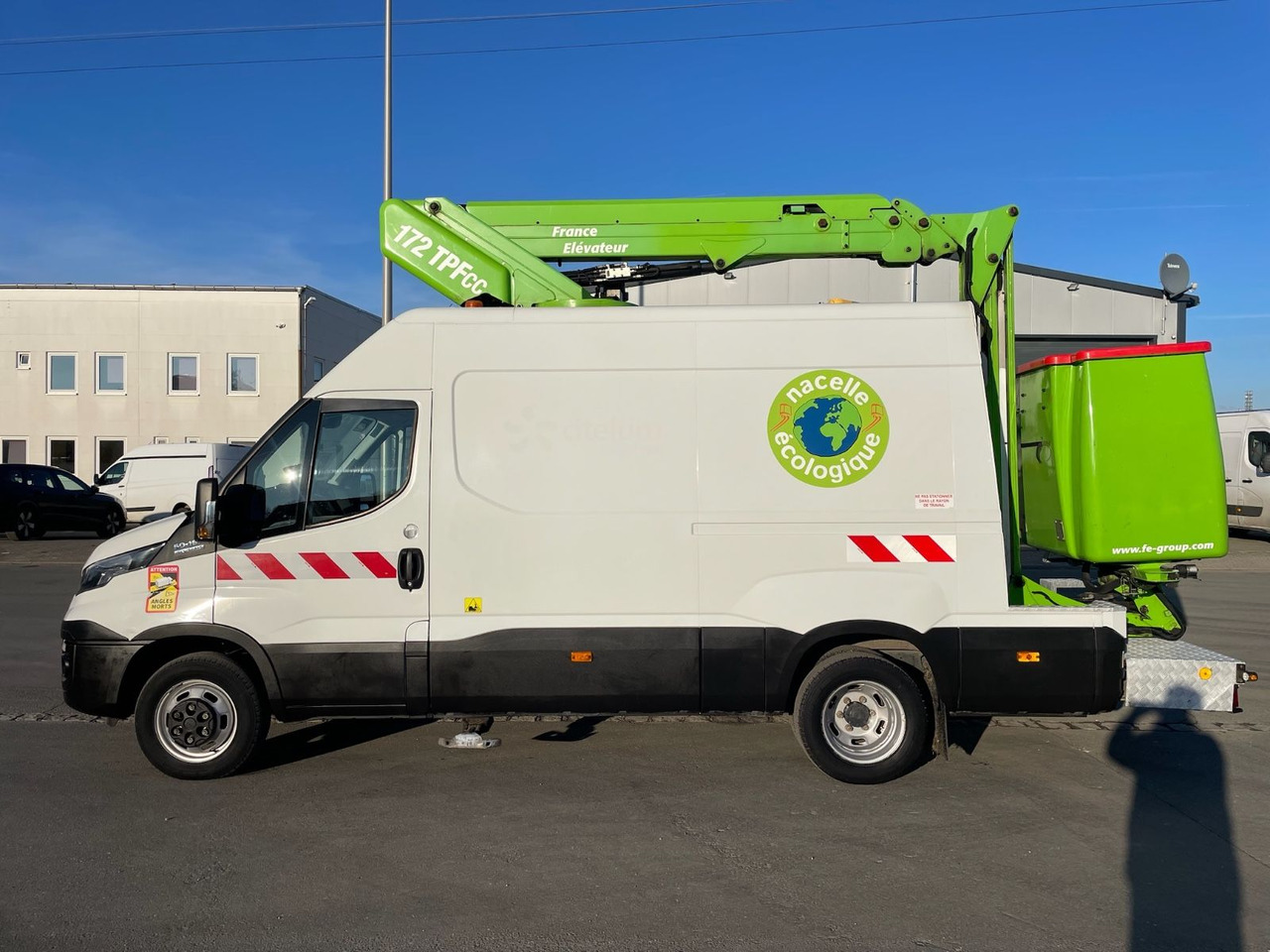 Iveco Daily 50C18 Hubsteiger/FRANCE-ELEVATEUR/17m/968h - Lastbil med mandskabslift: billede 4 Iveco Daily 50C18 Hubsteiger/FRANCE-ELEVATEUR/17m/968h - Lastbil med mandskabslift: billede 4