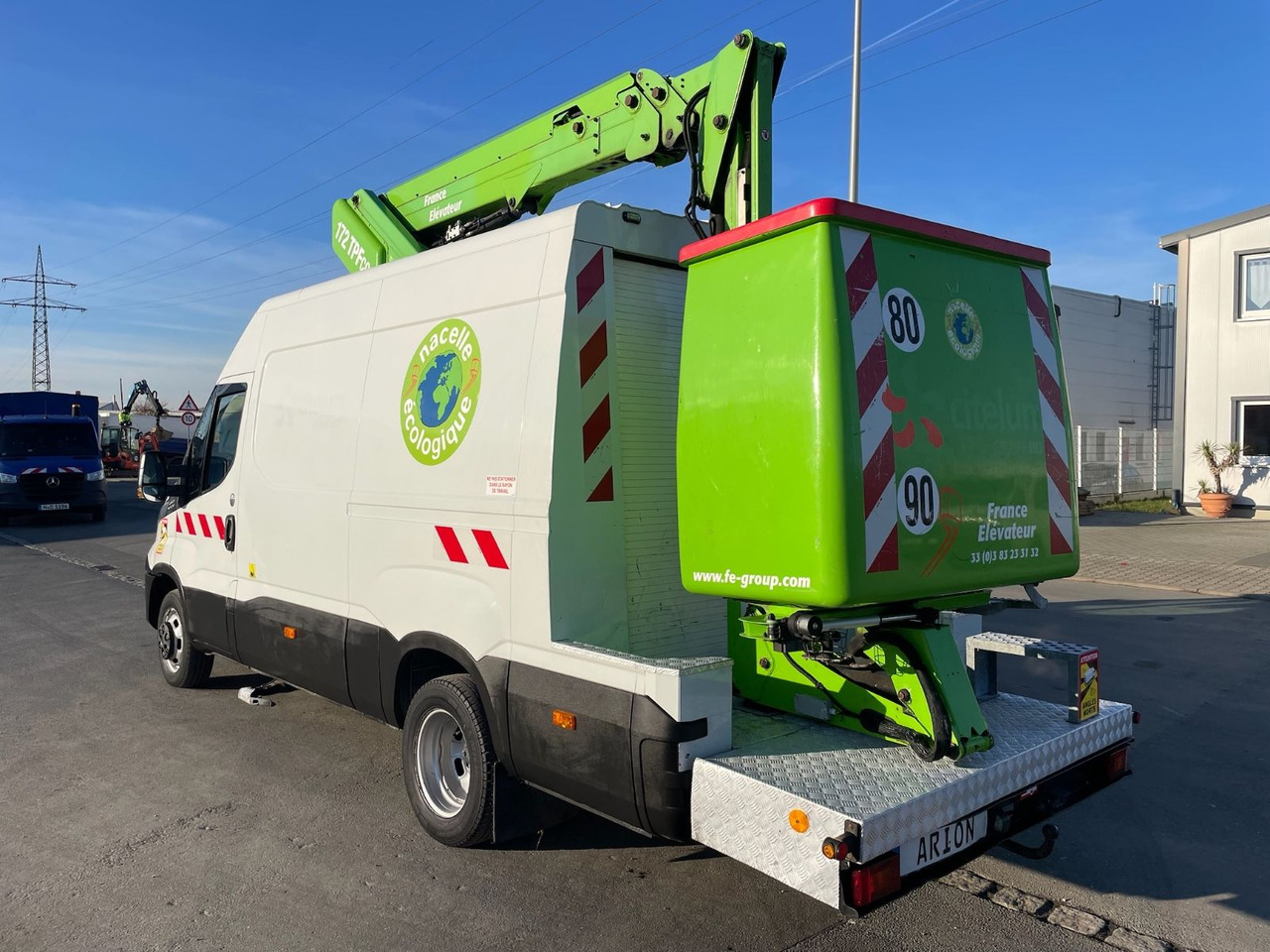 Iveco Daily 50C18 Hubsteiger/FRANCE-ELEVATEUR/17m/968h - Lastbil med mandskabslift: billede 5 Iveco Daily 50C18 Hubsteiger/FRANCE-ELEVATEUR/17m/968h - Lastbil med mandskabslift: billede 5