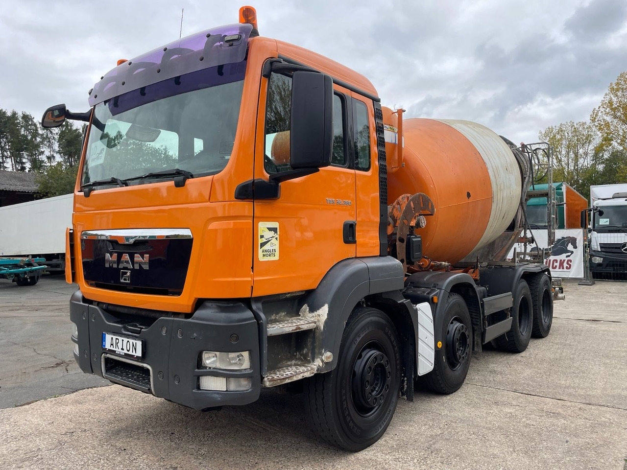 MAN TGS 32.360 8x4 BB Betonmischer/CIFA/SL9/9m3/EU4 - Betonbil: billede 3 MAN TGS 32.360 8x4 BB Betonmischer/CIFA/SL9/9m3/EU4 - Betonbil: billede 3