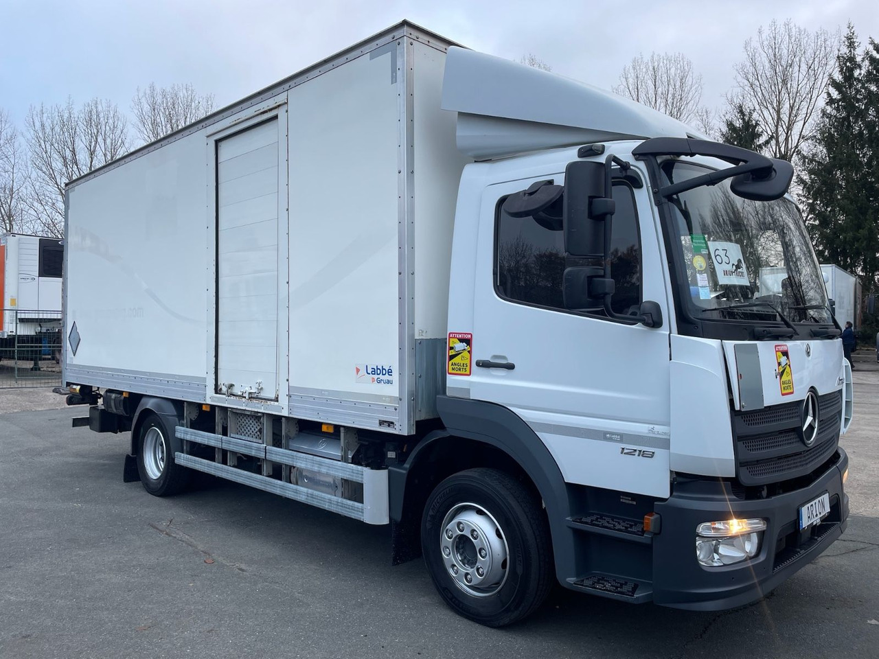 Mercedes-Benz Atego 1218 4x2 Koffer/FULL-ADR/EXIII/LBW/AC/EU6d - Lastbil varevogn: billede 1 Mercedes-Benz Atego 1218 4x2 Koffer/FULL-ADR/EXIII/LBW/AC/EU6d - Lastbil varevogn: billede 1
