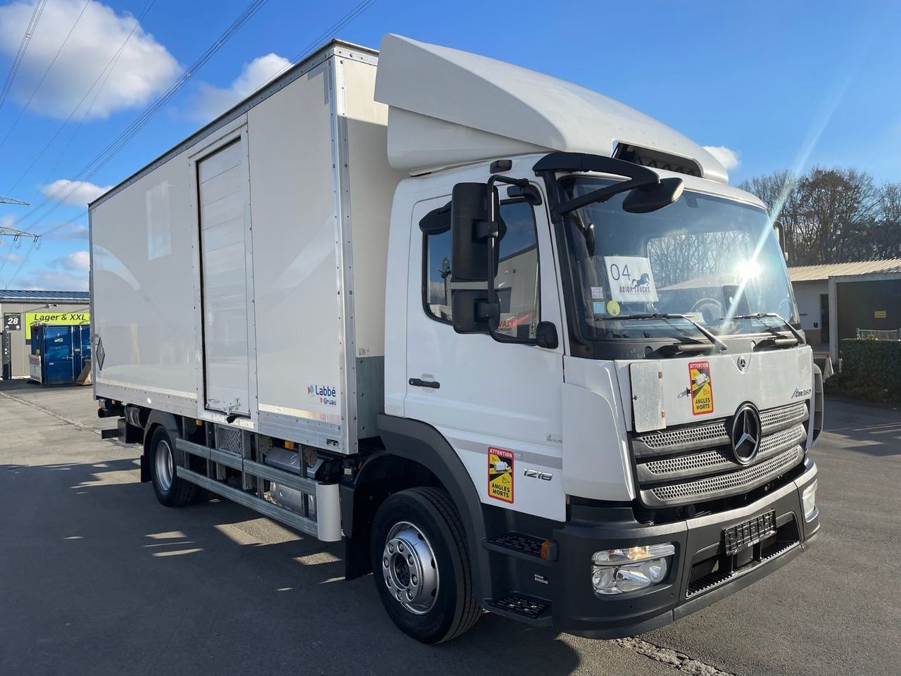 Mercedes-Benz Atego 1218 4x2 Koffer/FULL-ADR/EXIII/LBW/AC/EU6d - Lastbil varevogn: billede 1 Mercedes-Benz Atego 1218 4x2 Koffer/FULL-ADR/EXIII/LBW/AC/EU6d - Lastbil varevogn: billede 1