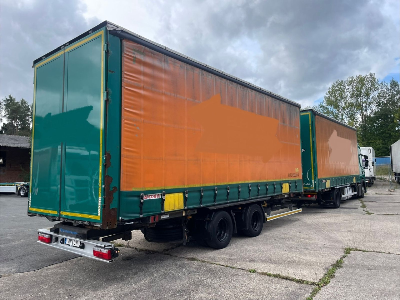 Scania G450 Pritsche+Plane/ANHÄNGER/KOTSCHENREUTHER - Lastbil med presenning: billede 4 Scania G450 Pritsche+Plane/ANHÄNGER/KOTSCHENREUTHER - Lastbil med presenning: billede 4