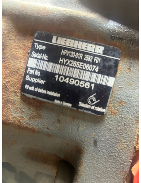 Liebherr R974B / R974 / R974 Li / A974B - Hydraulikpumpe: billede 4 Liebherr R974B / R974 / R974 Li / A974B - Hydraulikpumpe: billede 4