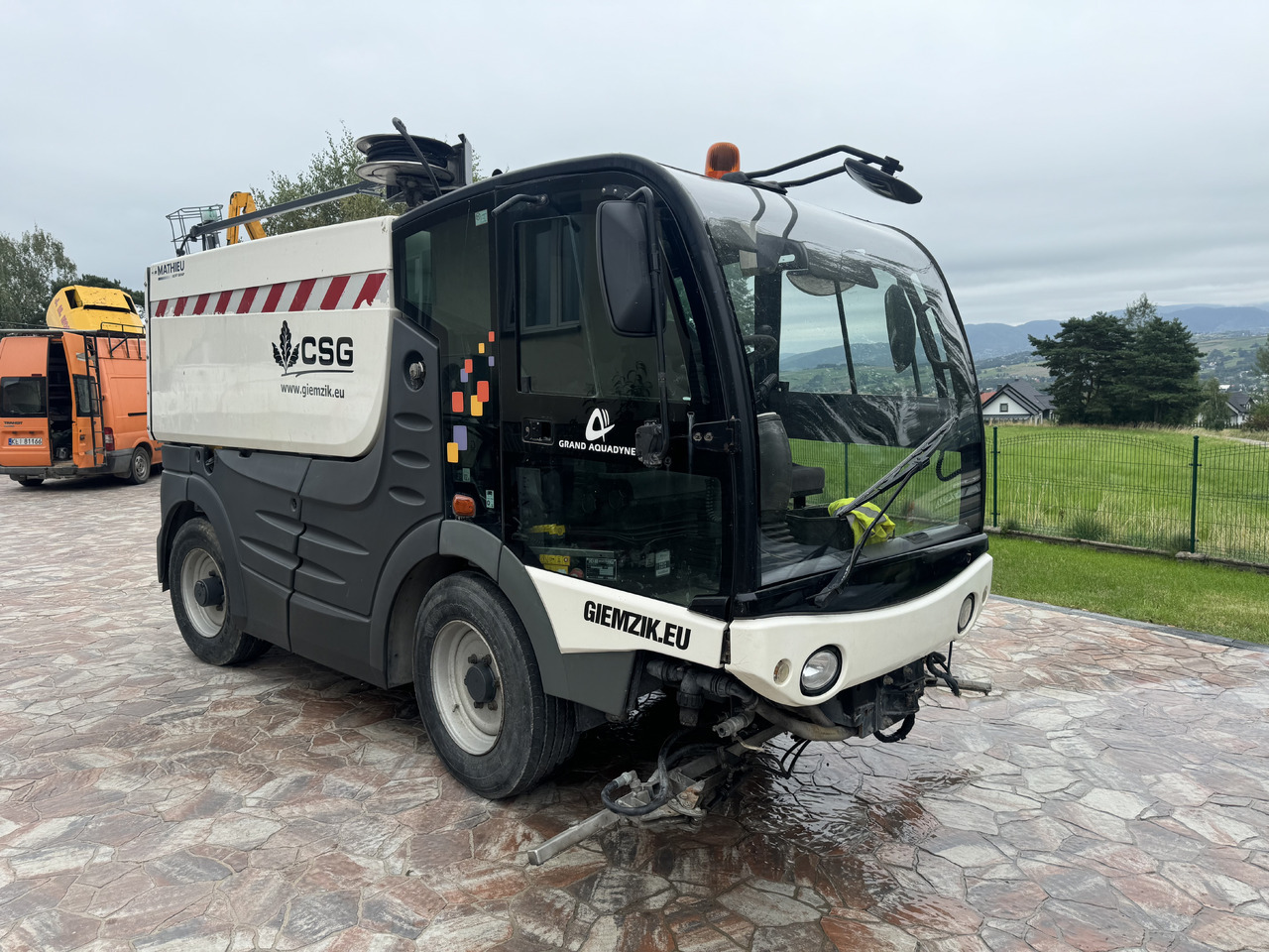 MATHIEU Grand Aquadyne 4000 water truck sprayer HP washer - Fejebil: billede 1 MATHIEU Grand Aquadyne 4000 water truck sprayer HP washer - Fejebil: billede 1