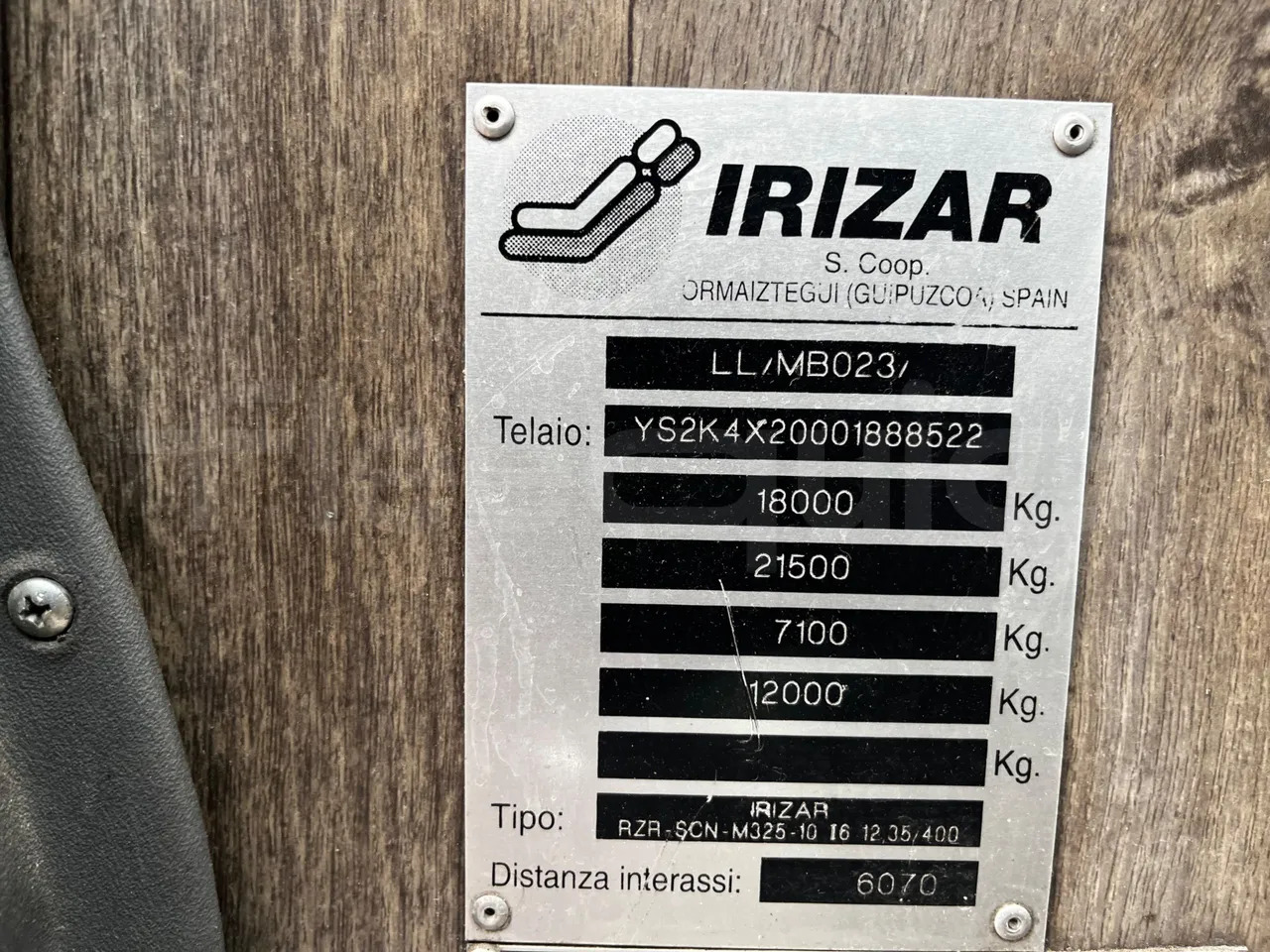 Turistbus Irizar i6: billede 19