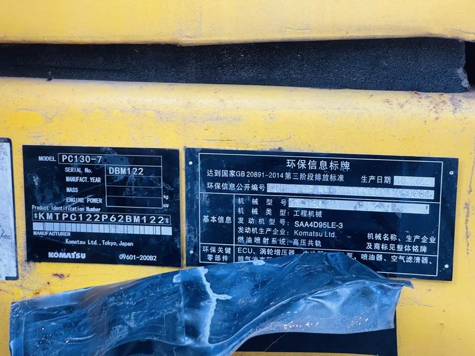 Minigravemaskine Komatsu PC130-8: billede 11