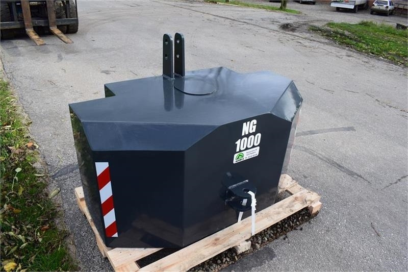 - - - 1000 kilo J-Maskiner - Vægtklods for Landbrugsmaskine: billede 3 - - - 1000 kilo J-Maskiner - Vægtklods for Landbrugsmaskine: billede 3