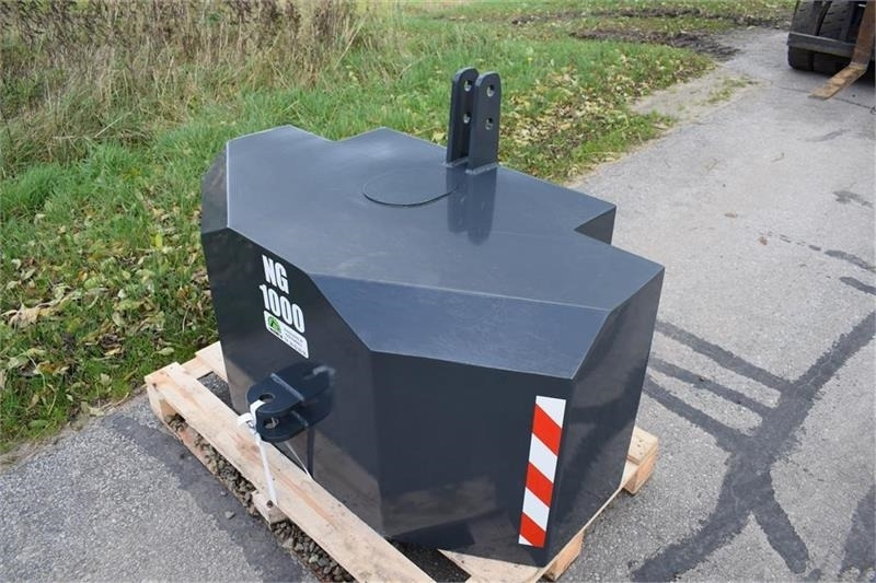 - - - 1000 kilo J-Maskiner - Vægtklods for Landbrugsmaskine: billede 2 - - - 1000 kilo J-Maskiner - Vægtklods for Landbrugsmaskine: billede 2