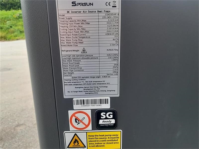 - - - SPRSUN 9.1 KW  - Entreprenør varmeblæser: billede 5 - - - SPRSUN 9.1 KW  - Entreprenør varmeblæser: billede 5