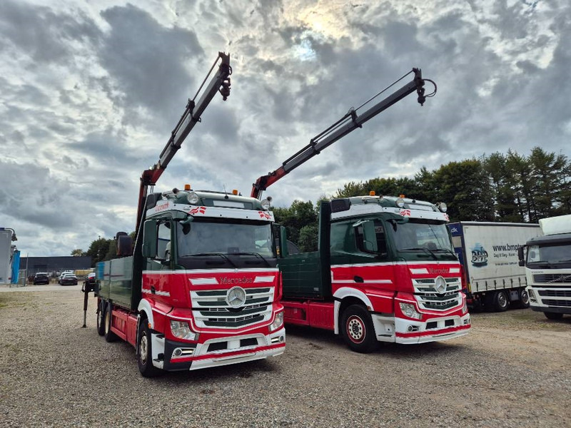 Mercedes-Benz Actros 2551/6x2 // Palfinger 16002 B // 2 x trucks - Lastbil med kran: billede 2 Mercedes-Benz Actros 2551/6x2 // Palfinger 16002 B // 2 x trucks - Lastbil med kran: billede 2