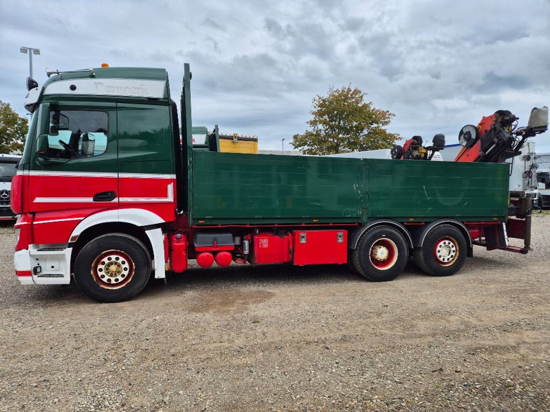 Lastbil med kran Mercedes-Benz Actros 2551/6x2 // Palfinger 16002 B // 2 x trucks: billede 10