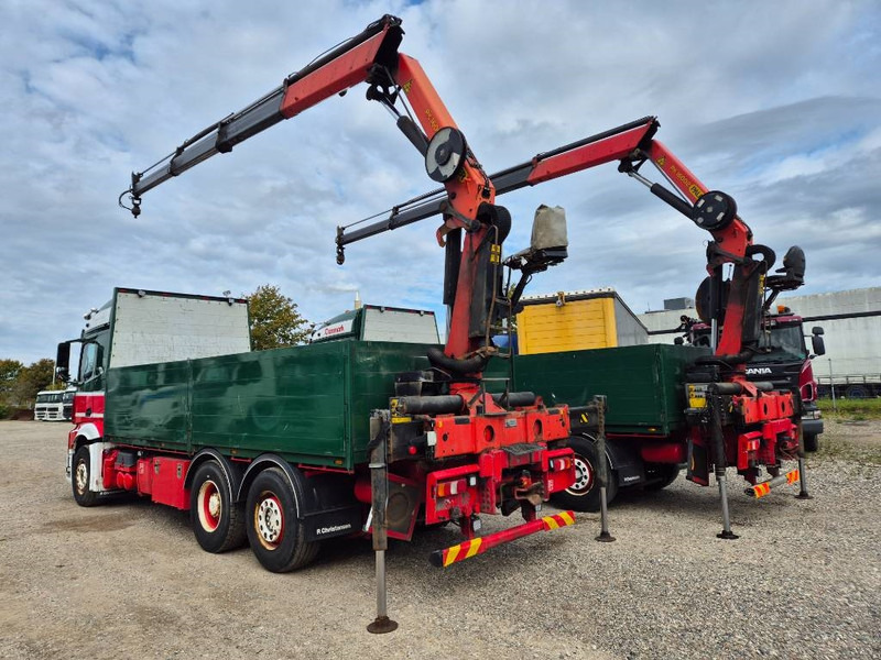 Lastbil med kran Mercedes-Benz Actros 2551/6x2 // Palfinger 16002 B // 2 x trucks: billede 6