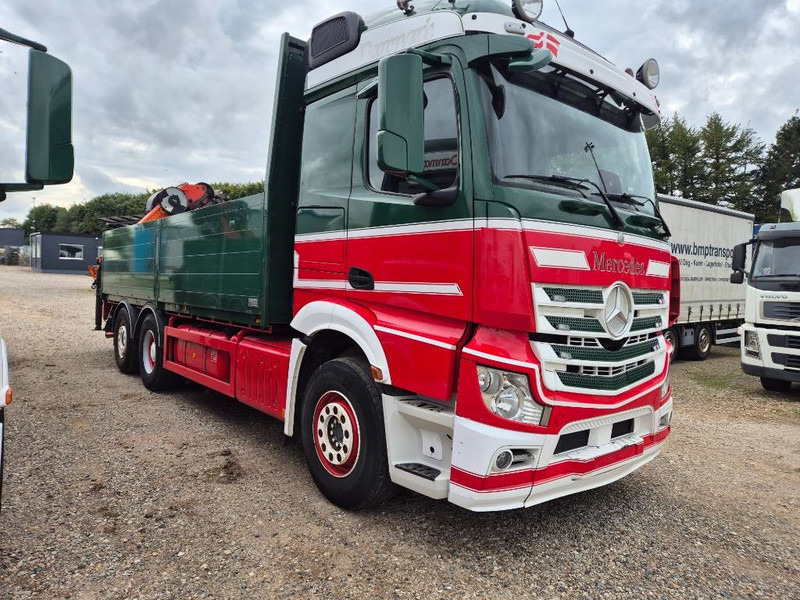 Lastbil med kran Mercedes-Benz Actros 2551/6x2 // Palfinger 16002 B // 2 x trucks: billede 14