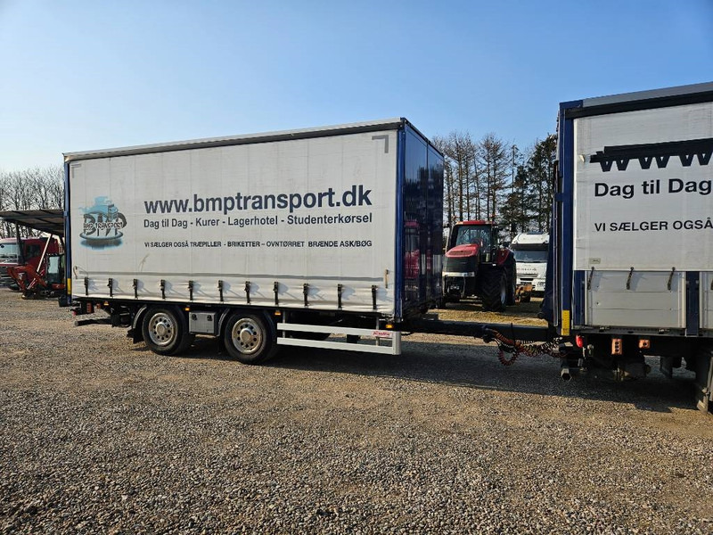 Plandex 2 akslet kærre med overkørsel og lift - Gardinanhænger: billede 4 Plandex 2 akslet kærre med overkørsel og lift - Gardinanhænger: billede 4