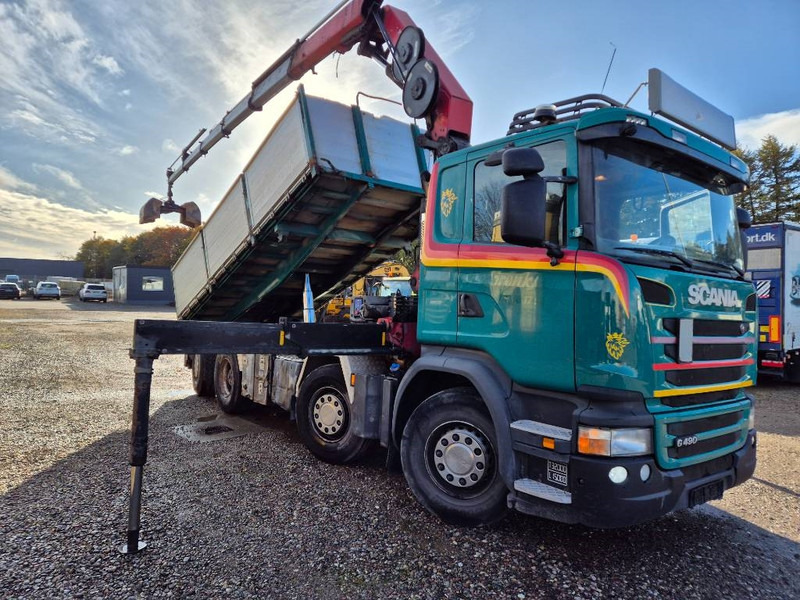 Scania G 490 8x2/6 // HMF 2620 K-5 // Pendellad - Lastbil med kran: billede 4 Scania G 490 8x2/6 // HMF 2620 K-5 // Pendellad - Lastbil med kran: billede 4