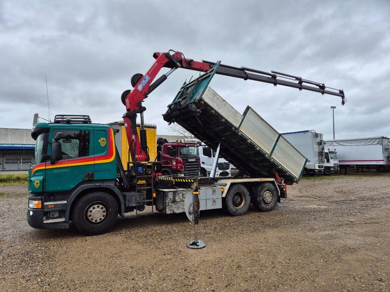 Scania P450 6x2/4 // HMF 2620 K5 // 3-way tip - Lastbil med kran: billede 2 Scania P450 6x2/4 // HMF 2620 K5 // 3-way tip - Lastbil med kran: billede 2