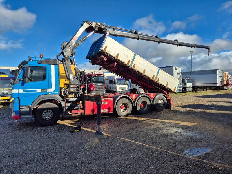 Volvo FM 500 8x4/4 // HIAB 244 EP-5 HIPRO // 3 way tip - Lastbil med kran: billede 1 Volvo FM 500 8x4/4 // HIAB 244 EP-5 HIPRO // 3 way tip - Lastbil med kran: billede 1