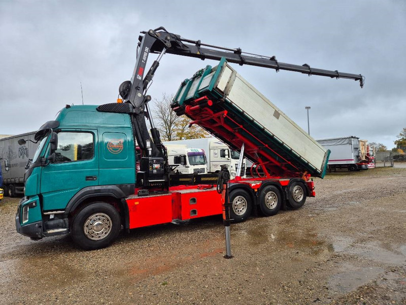 Volvo FMX 500 8x4 // HIAB X-HIPRO 262 EP-5 // 3-Tipper - Lastbil med kran: billede 2 Volvo FMX 500 8x4 // HIAB X-HIPRO 262 EP-5 // 3-Tipper - Lastbil med kran: billede 2