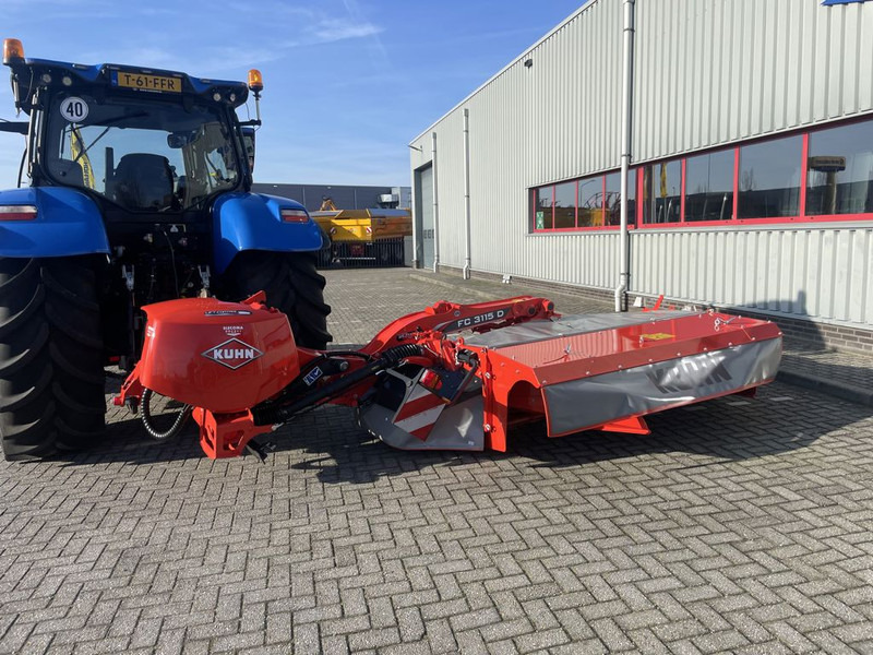 Ny Slåmaskine Kuhn FC3115D Schijvenmaaier +kneusinrichting: billede 6