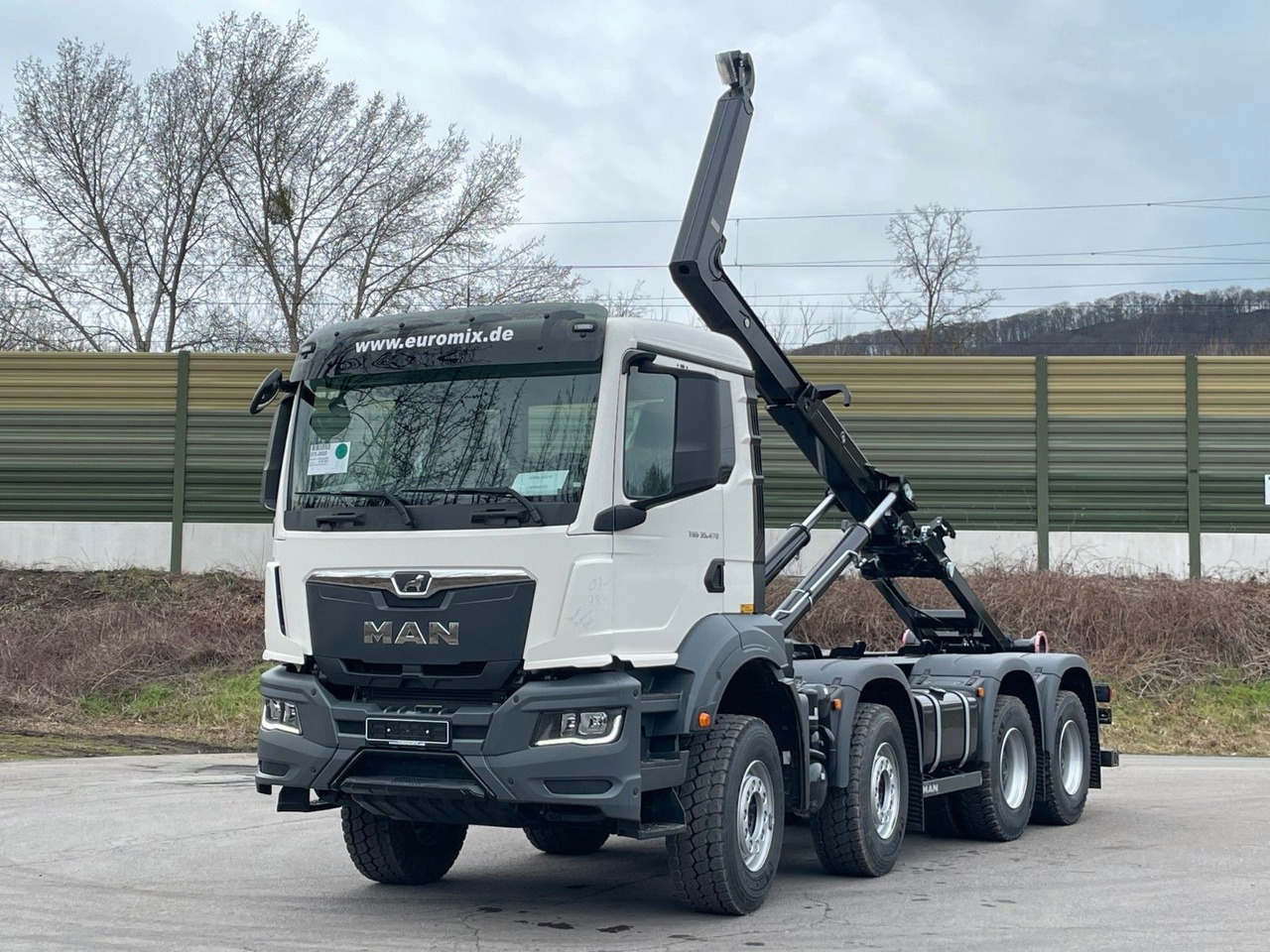 MAN TGS 35.470 8x4 Euro6e Hiab MultLift Abrollkipper - Lastbil kroghejs, Lastbil med kran: billede 1 MAN TGS 35.470 8x4 Euro6e Hiab MultLift Abrollkipper - Lastbil kroghejs, Lastbil med kran: billede 1